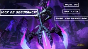 CONTAS UNRANKED NÍVEL 30 - League of Legends LOL