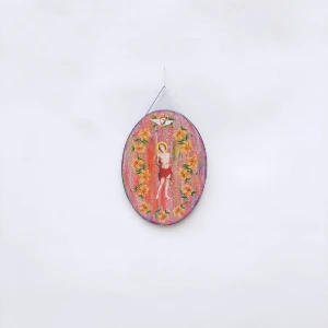 Quadro Oval São Sebastião P - Artesanato e Personalizados