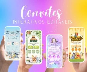 Pack Convites Interativos - Outros