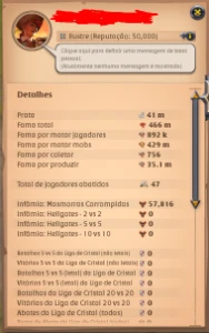 CONTA ALBION ONLINE