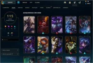 CONTA PLATINA IV, LVL 333, MAIN SHACO - League of Legends LOL