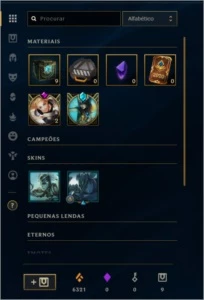Conta LV 50 lol - League of Legends