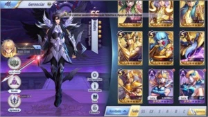 CONTA CDZ AWAKENING  , A1 PEGASUS LVL 29 - 1SS e 9S - Saint Seiya Awakening SSA