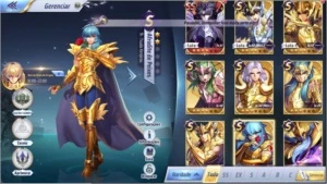 CONTA CDZ AWAKENING  , A1 PEGASUS LVL 29 - 1SS e 9S - Saint Seiya Awakening SSA