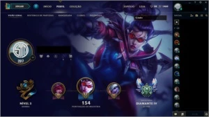 Conta League Of Legends Diamante 4 LOL