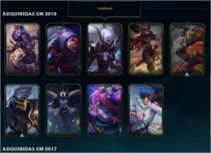 Conta league of legends Platina 1 LOL