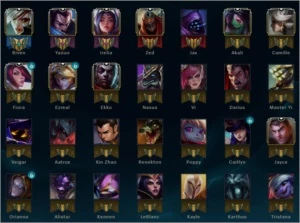Conta league of legends Platina 1 LOL