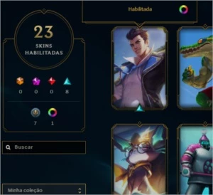Conta league of legends Platina 1 LOL