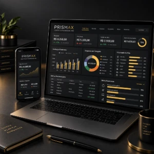 PRISMAX Controle Financeiro PRO | Planilha Excel Completa - Planilhas e Dashboards