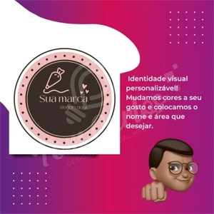 Logomarca pra Doceria Kit Profissional em Promoção! - Outros