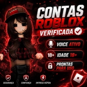 Contas Roblox Com Voicechat Ativo | Conta Verificada 18+