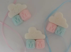 65 Unid Sabonete Chuva de Amor - Artesanato e Personalizados