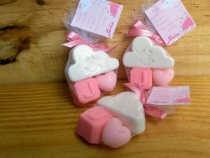 65 Unid Sabonete Chuva de Amor - Artesanato e Personalizados