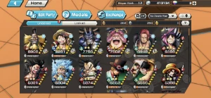Conta One Piece Bounty Rush 4EX:Luffy,Big Mom,Kaidou,Shanks. OPBR