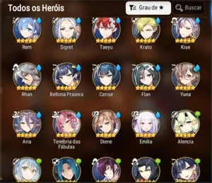 Conta de Epic Seven Servidor Global - Outros