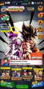 Dragon Ball Legends Goku e frieza switch + 40k de cristal