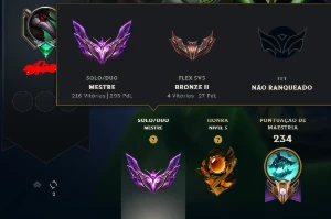 Conta Mestre 300Pdl Lol - League of Legends