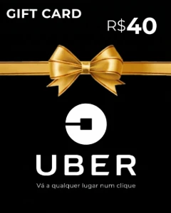 Uber Cartão Presente Gift Card R$ 40 Reais
