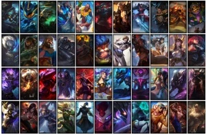 Conta Unranked com 150 Champs e 249 Skins + 4 Prestigios - League of Legends LOL