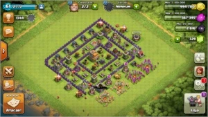 Conta cv7  semi full clash of clans