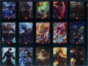 Conta lol plat1 com 413 skins, criada em 2013 - League of Legends