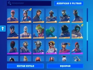 Conta fortnite (SALVE O MUNDO + 63 SKINS)