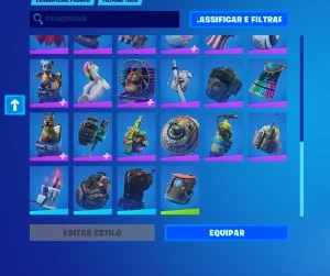 Conta fortnite (SALVE O MUNDO + 63 SKINS)