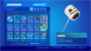 Conta de fortnite com cavaleiro negro
