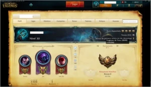 CONTA BRONZE 2, COM 73 CAMPEÕES, 7 SKINS - League of Legends LOL