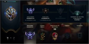 Conta diamante lol - League of Legends