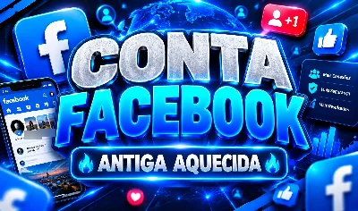 CONTA FACEBOOK ANTIGA AQUECIDA - CONTAS / PERFIL FACEBOOK - Redes Sociais