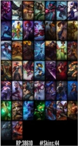 Conta lol - 85 Campeoes - 46 skins - League of Legends