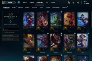 ACC LOL 28, SKINS BOAS E 31 CHAMPS - League of Legends