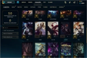 ACC LOL 28, SKINS BOAS E 31 CHAMPS - League of Legends