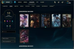 ACC LOL 28, SKINS BOAS E 31 CHAMPS - League of Legends