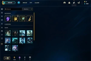 VENDO SMURF GOLD 3 COM 10 SKINS NOS ESPÓLIOS! - League of Legends LOL