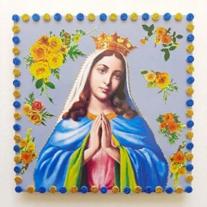 Quadrinho de Azulejo "N. S. da Guia" - Artesanato e Personalizados