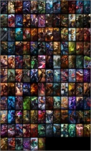 Conta plat 5 (d5-s5) 126 skins, 87 ic, 12 pag runa - League of Legends LOL