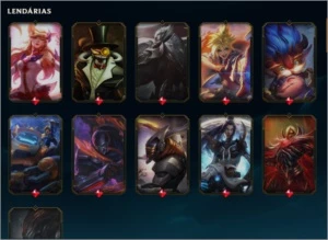 Conta com várias SKINS - League of Legends LOL