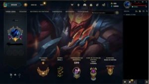 conta de league of legends ouro 1 LOL