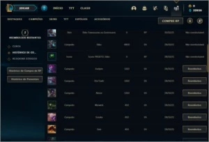 Conta ouro 4 com 23 champs e 3 skins SEM EMAIL VERIFICADO - League of Legends LOL