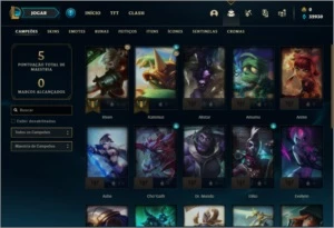 Conta ouro 4 com 23 champs e 3 skins SEM EMAIL VERIFICADO - League of Legends LOL
