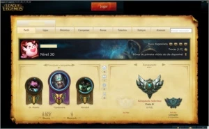 CONTA DE LOL PRATA IV+38 CAMPEÕES+8 SKINS - League of Legends