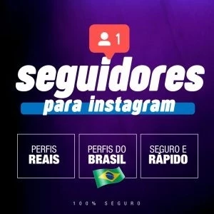 PROMOÇÃO 10k de Seguidores Brasileiros - Redes Sociais