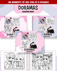 Um momento Só seu com os K-Doramas para Colorir - eBooks