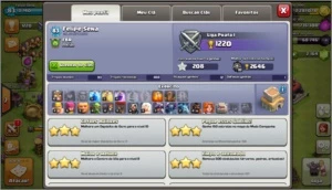 clash of clans Cv 8   5 construtores
