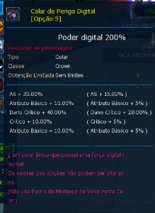 Paladin Mod Rank U - Conta End Game - Digimon Masters Online DMO