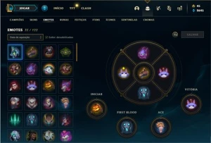 Conta ouro 4 com 30 Champs e 19 Skins + 1 Fragmento - League of Legends LOL