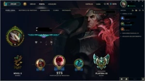 Conta de League of Legends. LOL