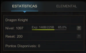 MEGAMU Conta Dragon Knight (DK) 200rr / 1000+ML - MU Online